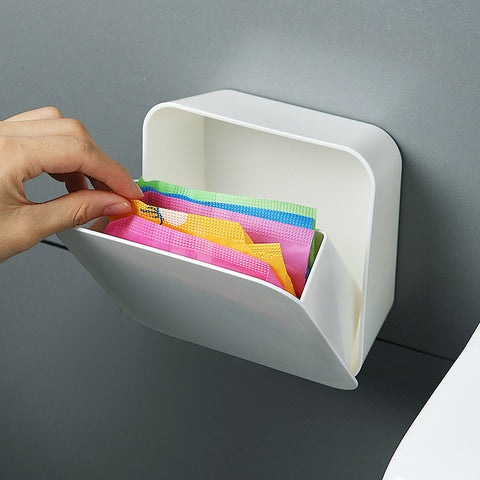 Creative Cotton Swab Storage Box Wall-mounted Makeup Cotton Box