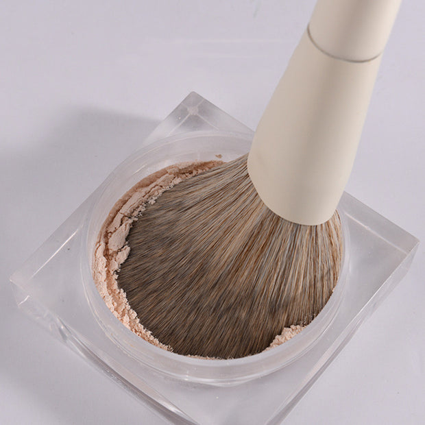 10 Zero Makeup Brushes Set Soft Artificial Fiber Hair Powder