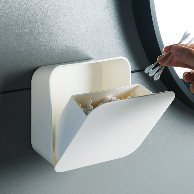 Creative Cotton Swab Storage Box Wall-mounted Makeup Cotton Box